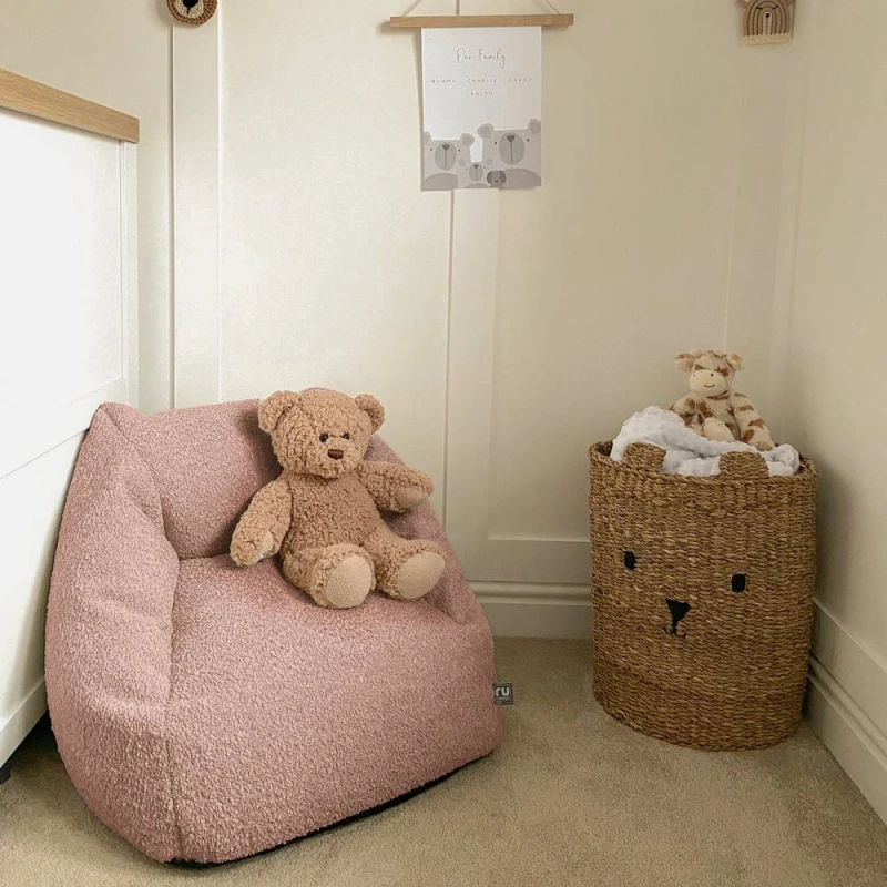 Image of rucomfy Beanbags rucomfy Kids Snuggle Chair - Dusky Pink 005-KSNCH-DPNK