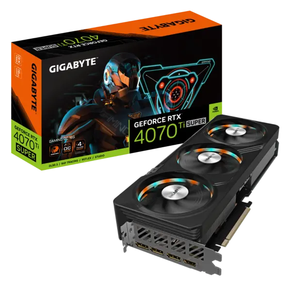 Image of Gigabyte GeForce RTX 4070 Ti SUPER GAMING OC 16GB Graphics Card