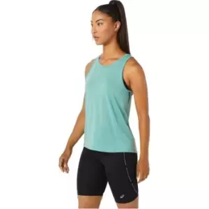 Image of Asics Womens Running Race Tank - Green
