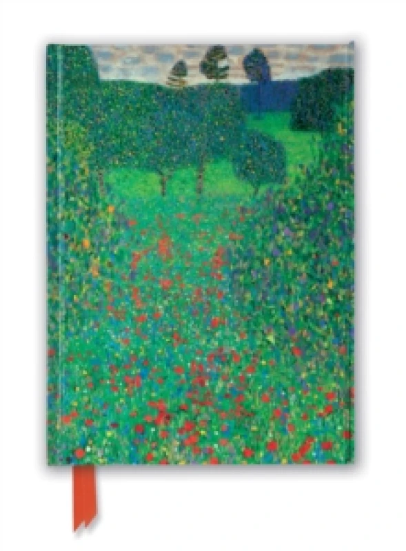 Image of Gustav Klimt: Poppy Field (Foiled Journal) Notebook / blank book