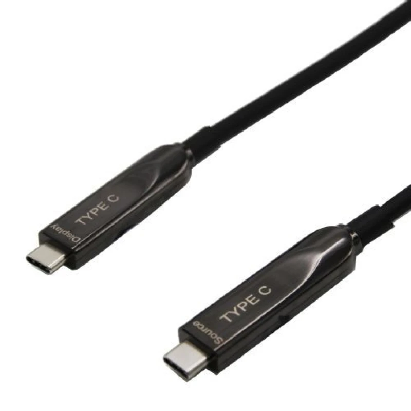 Image of connektgear 26-4100/AOC USB cable USB4 Gen 2x2 10 m USB C Black