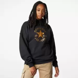 Image of Chuck Patch Cotton Hoodie with Logo Print