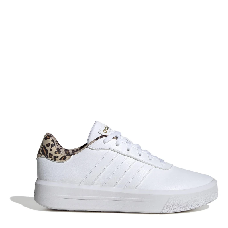 Image of Court Platform Leather Trainers