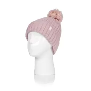 Image of Ladies Heat Holders Arden Pompom Hat - Pink