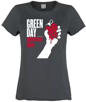 Image of Green Day Amplified Collection - American Idiot T-Shirt charcoal