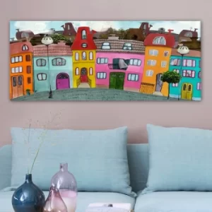 Image of YTY393029_50120 Multicolor Decorative Canvas Painting