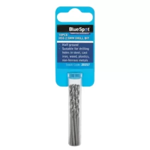 Image of 10 Piece 2.5MM HSS Drill Set