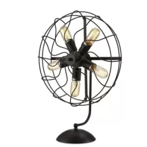 Image of Table lamp Claudia Black 5 bulbs 64cm