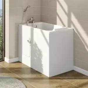 Image of Small Deep Left Hand Walk in Bathtub 1210mm - Princeton