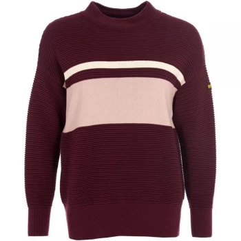 Image of Barbour International Chicane Knit - Merlot