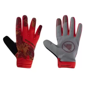 Image of Endura SingleTrack Windproof Glove - Red