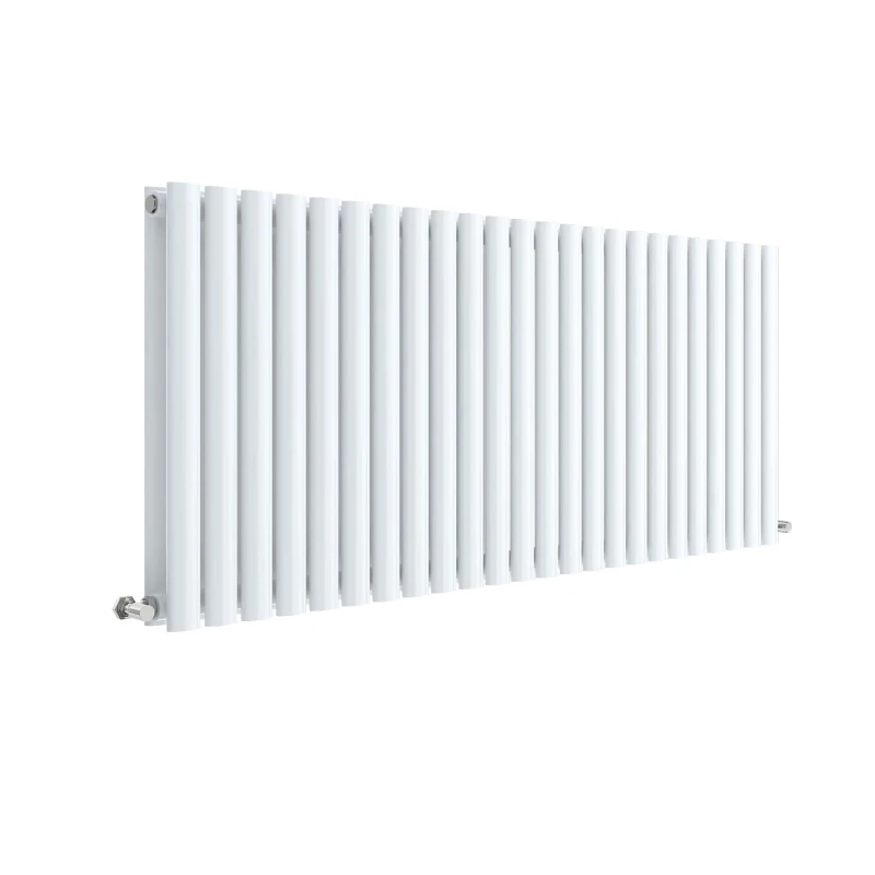Image of Balterley Horizontal Double Panel Radiator 5300 BTU Gloss White 600 x 1398mm White unisex