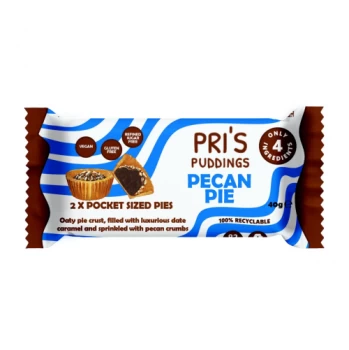 Image of Pri's Puddings Pocket Sized Pecan Pie - 48g