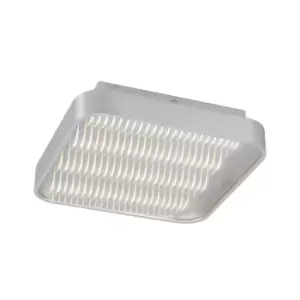 Image of Fusion Flush Ceiling Light 29cm Square 18W LED 3000K + 6000K, 1180lm, Aluminium, Acrylic