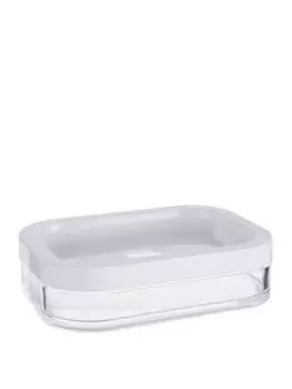 Image of Premier Housewares Ando White Acrylic Soap Dish