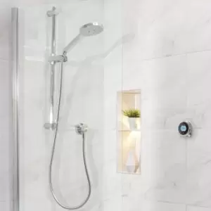 Image of Aqualisa Optic Q Smart Shower Concealed Adjustable Head Bath Filler Chrome