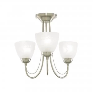 Image of Litecraft Lima Brass Ceiling Light