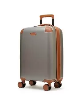 Image of Rock Luggage Carnaby UYG7V 8 Wheel Hardshell Cabin Platinum Grey Suitcase