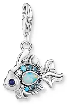Image of Thomas Sabo 1884-945-7 Charm Club Fish Blue Stones Jewellery
