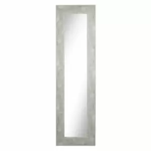Image of Nielsen Olona White Distressed Soft Grey Mirror, 165 x 46cm