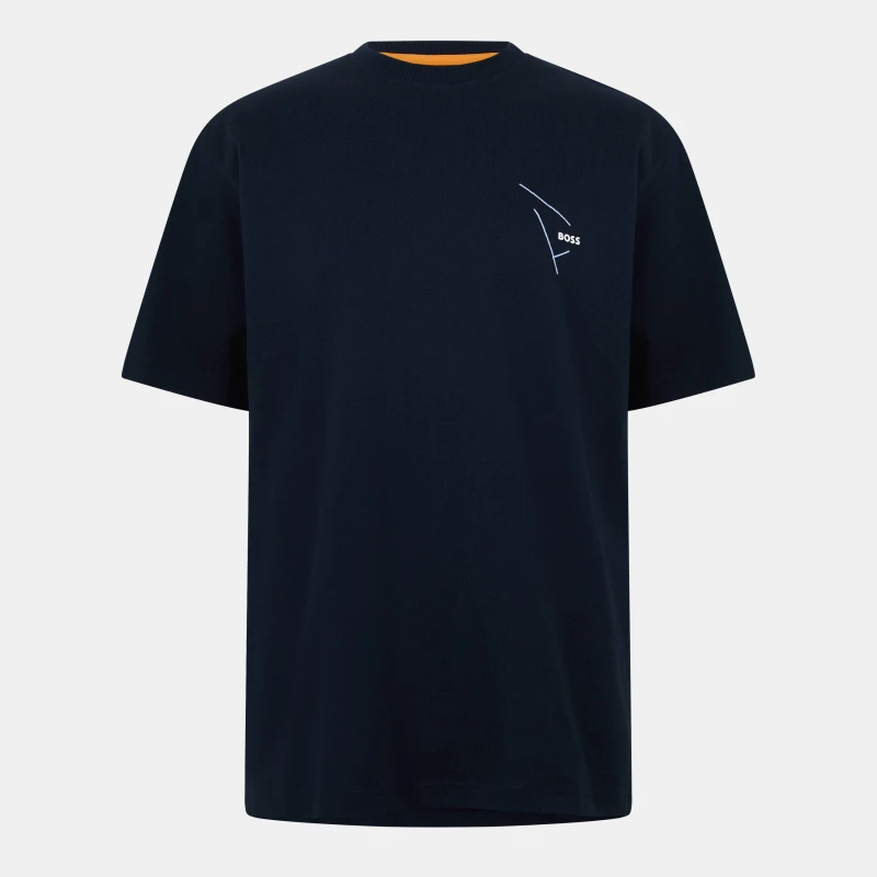 Image of Boss Mens Short Sleeve Polo Shirt Short Sleeve Polos S Blue 54236918350