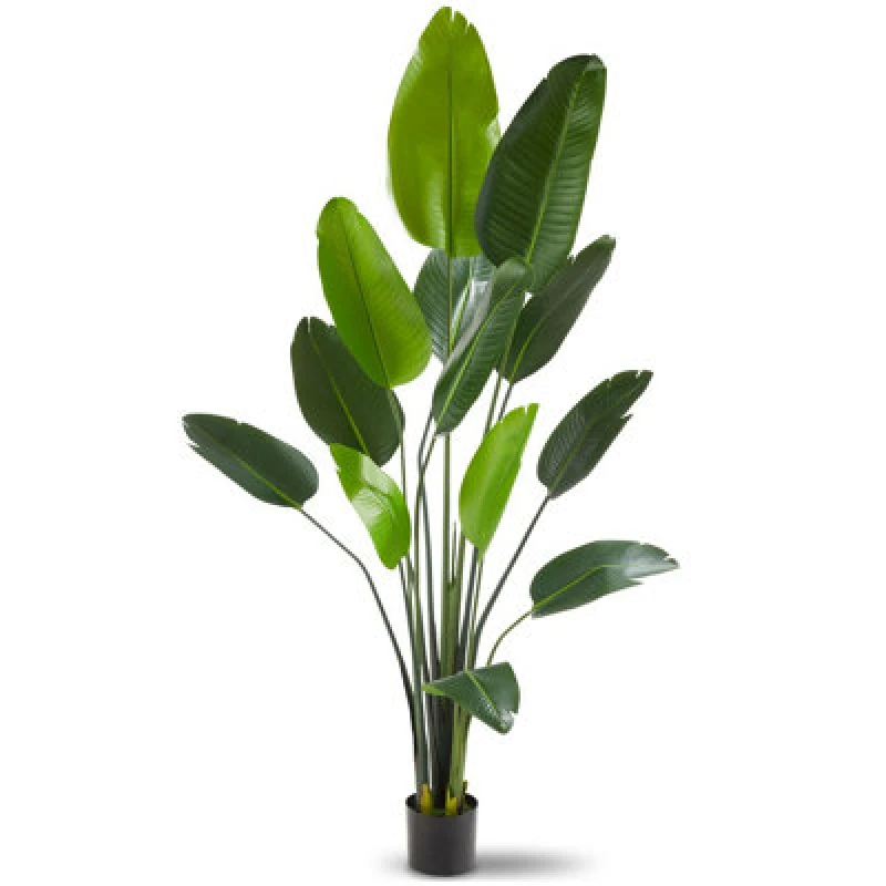 Image of Tectake Artificial Bird Of Paradise Tree Tropic, Lifelike 180 Cm