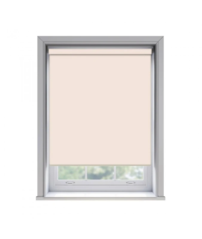 Image of New Edge Blinds No Drill Pink Thermal Blackout Roller Blind 170cm Drop Size: 125cm Pink Unisex 125 cm