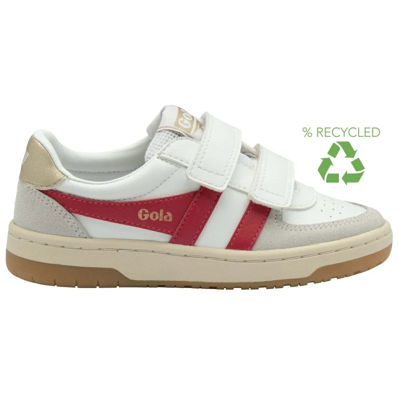 Image of Gola Baby Trainers Gola Hawk Strap Blanc Unisex 26