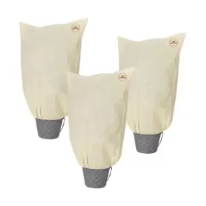 Image of Plant Protection Bags 3pc Set Beige 60x80cm