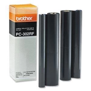 Image of Brother PC302RF Fax Ribbon Twin Pack