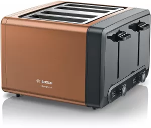 Image of Bosch DesignLine Plus TAT4P449GB 4 Slice Toaster