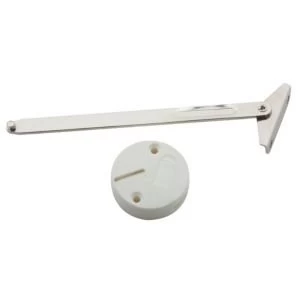 Image of BQ Nickel Effect Steel LH Flap Stay L150mm