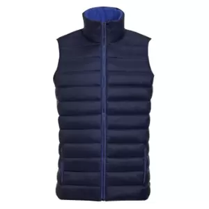 Image of SOLS Mens Wave Padded Water Repellent Bodywarmer/Gilet (3XL) (Navy)