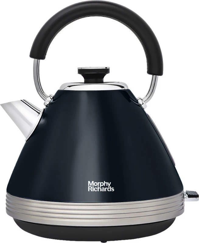 Image of Morphy Richards Venture Retro Pyramid 100334 Kettle - Onyx