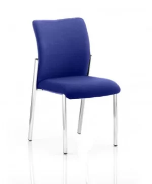 Image of Academy Bespoke Colour Fabric Back With Bespoke Colour Seat Without Arms Admiral Blue