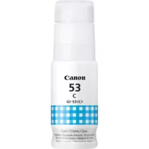 Image of Canon GI-53C Cyan Ink Bottle (Original)