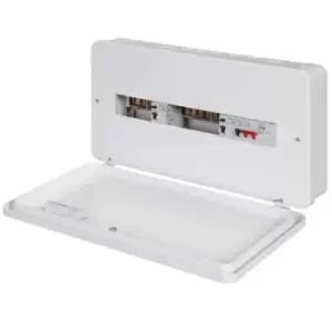 Image of Schneider Easy9 7+6 Dual 100A RCD Single Phase Consumer Unit - EZ9ESLR7R6CMCU