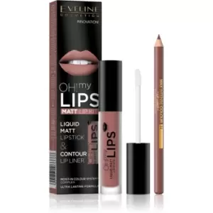 Image of Eveline Cosmetics OH! my LIPS Matt Lip Set 02 Milky Chocolate