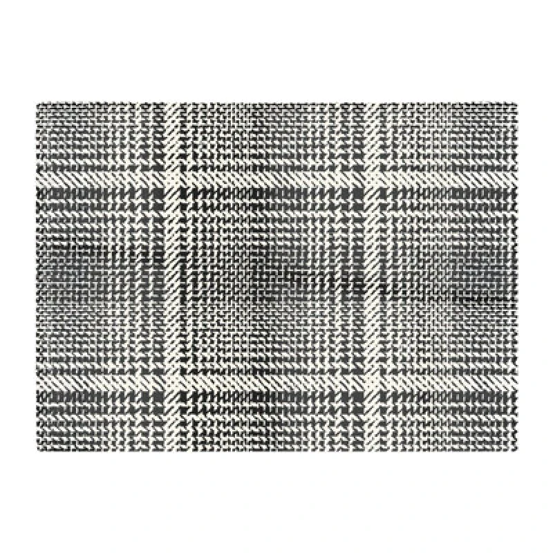 Image of Warren Reed Designer Monochrome Textured Checked Pattern Glass Chopping Board