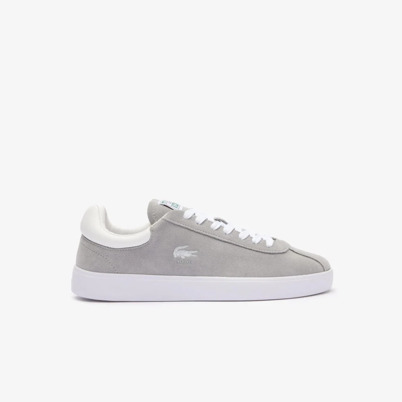 Image of Lacoste Grey / White Baseshot Translucent Sole Trainers grey Male 6 212707UK