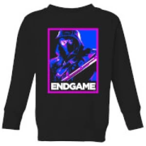 Image of Avengers Endgame Ronin Poster Kids Sweatshirt - Black - 5-6 Years