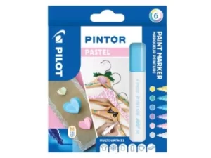 Image of Pilot Pintor Medium Bullet Tip Paint Marker 4.5mm Pastel Assorted Colo