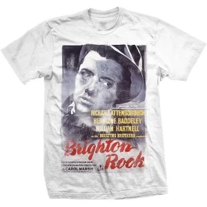 Image of StudioCanal - Brighton Rock Unisex Medium T-Shirt - White