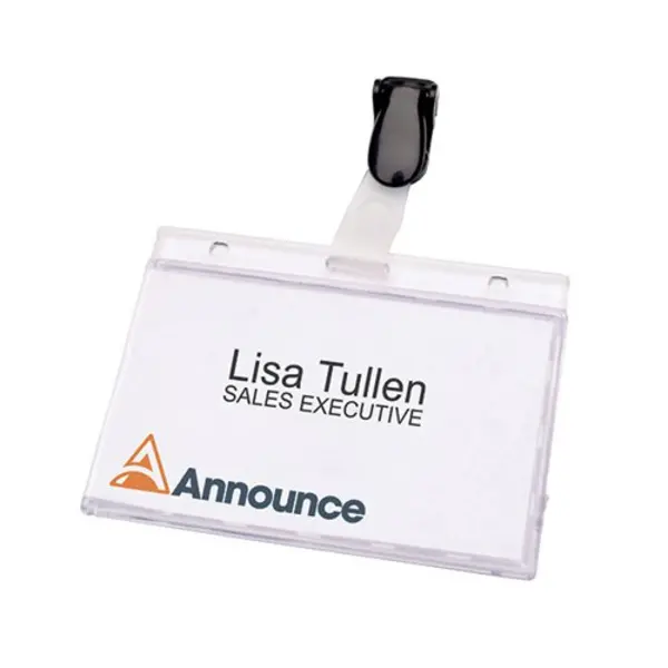 Image of Pavo Announce Security Pass Holder 60x90mm (Pack of 25) PV00925 PV00925