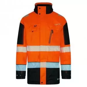 Image of Beeswift DELTIC HI-VIS JACKET TWO-TONE Orange Black L BSDJTTORBLL