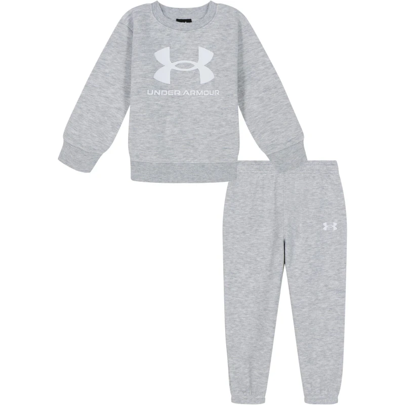 Image of Under Armour Armour Big Logo Set Infant Boys - Grey Grey 0 - 3 Months