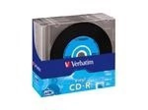Image of Verbatim Data Vinyl - 10 x CD-R - 700 MB 52x - slim jewel case - storage media