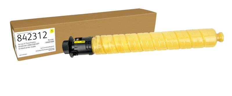 Image of Xerox Everyday Yellow Remanufactured Toner by Xerox compatible with Ricoh 842312, Standard capacity 006R04888