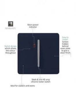 Image of Trendiswitch 45A Switch With Neon Navy