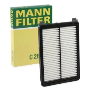 Image of MANN-FILTER Air filter C 28 036 Engine air filter,Engine filter HYUNDAI,KIA,SONATA VII (LF),OPTIMA Sportswagon,OPTIMA